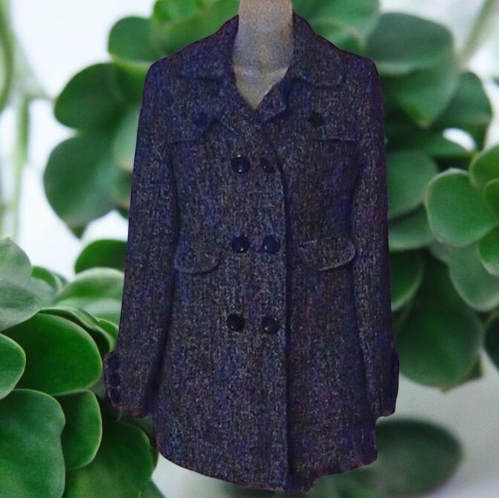 Wool blend coat
